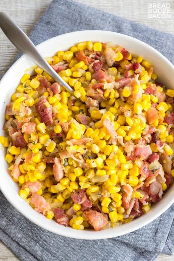 Bacon Corn Relish is my most requested side dish EVER! It's crazy easy to make and there are never leftovers!