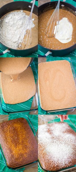 steps to make Guinness gingerbread