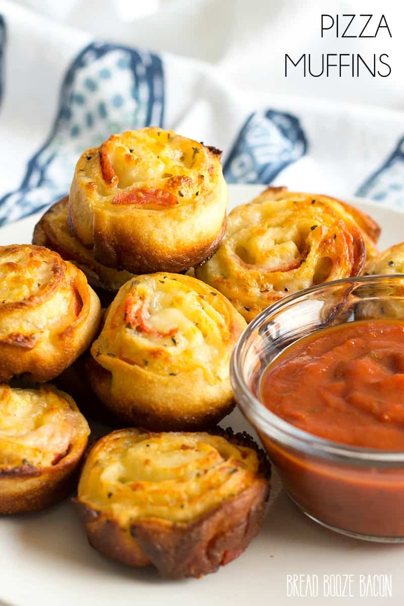 Sure to please the pickiest of eaters, this Pizza Muffin Recipe is a quick & easy mom win! And they can be made to order with your favorite pizza toppings!
