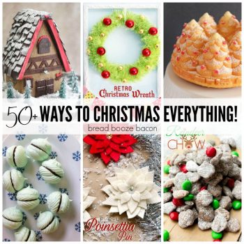 Deck the halls with these fab 50+ Ways to Christmas Everything! You'll find everything from cookies and crafts to decor and drinks to help make your holiday extra special!