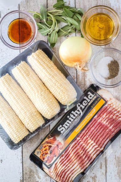 ingredients to make southern fried corn