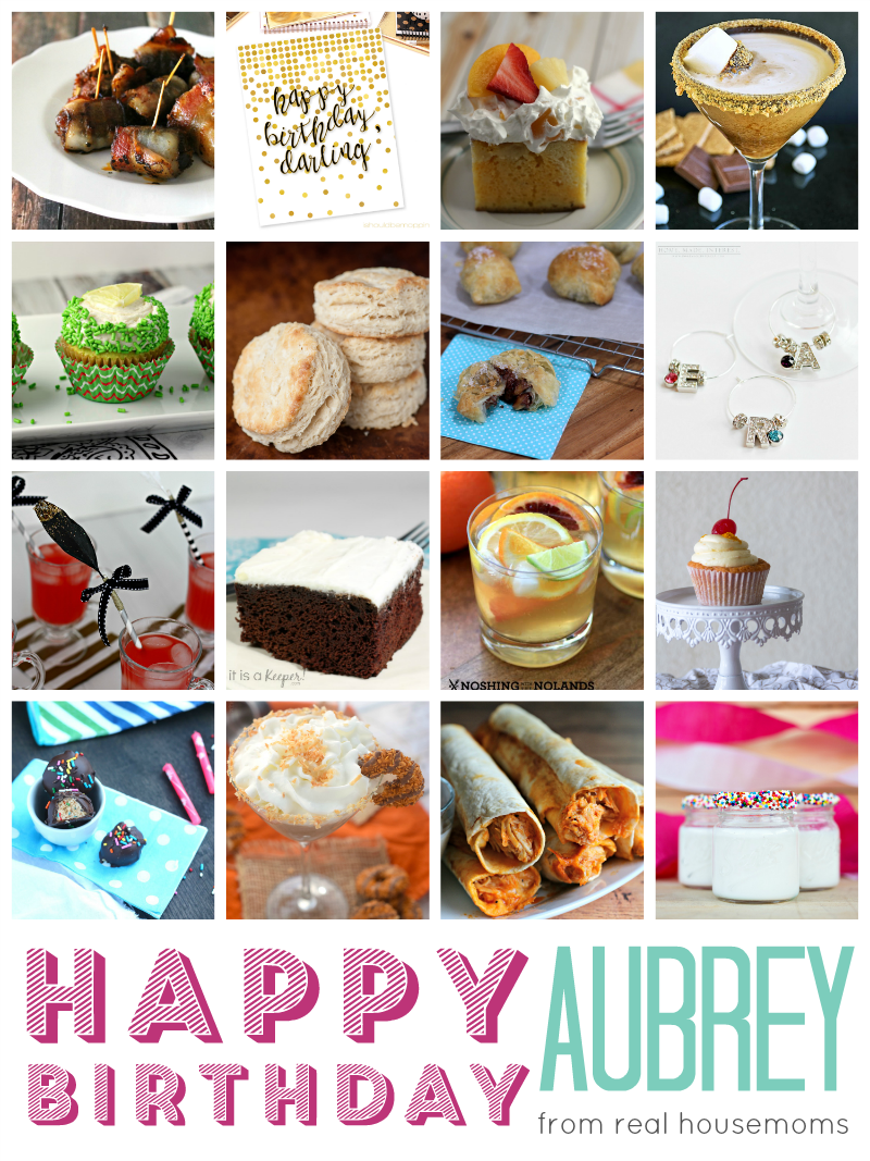 Aubrey's Birthday Party Collage Vertical