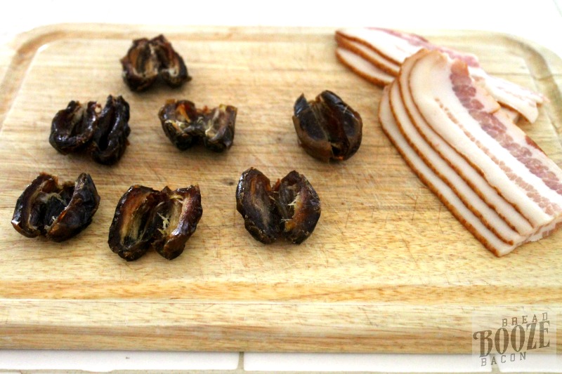 Bacon-Wrapped Chorizo Stuffed Dates are everything right about party food! One bite and you’re in sweet and spicy, bacon-y heaven!