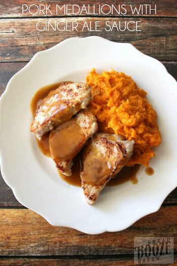 Pork Medallions with Ginger Ale Sauce | Bread Booze Bacon