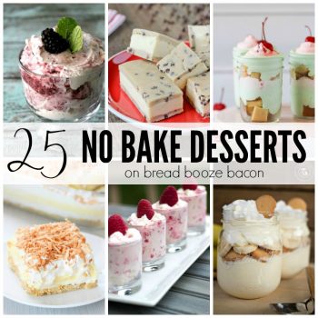 I love desserts of all shapes, types & flavors, but during the summer it gets WAY too hot to turn on the oven unless I absolutely have to. Yet fear not! We've put together 25 No Bake Desserts to beat the heat and satisfy your sweet tooth!