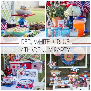 Red, White + Blue 4th of July Party | Bread Booze Bacon