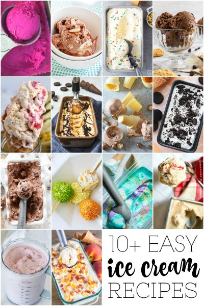 10+ Easy Ice Cream Recipes