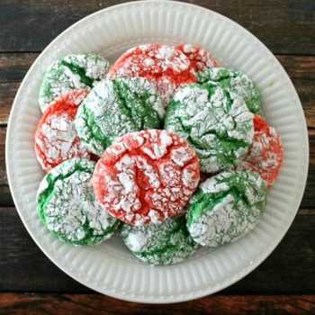 Christmas Crinkle Cool Whip Cookies are a blast to make with the kids! Just be ready to get a little messy!