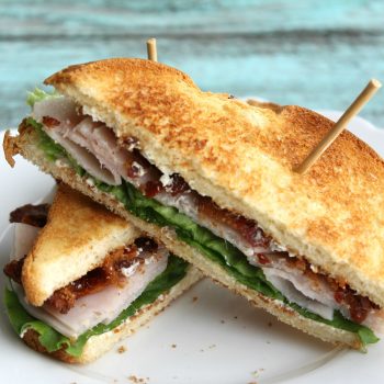 Cream Cheese & Bacon Turkey Sandwich | Bread Booze Bacon