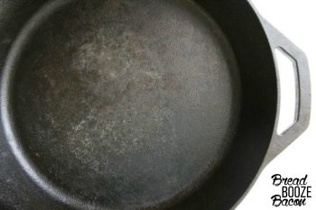How To Clean Cast Iron Skillets | Bread Booze Bacon