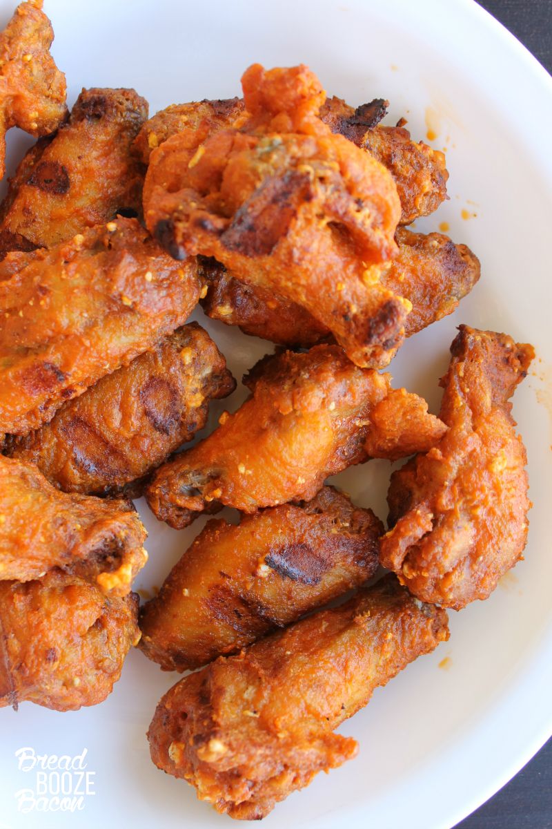 Jess Jess Wings are a dangerously good combination of buffalo sauce, blue cheese, and garlic everyone will worship you for! #12Bloggers