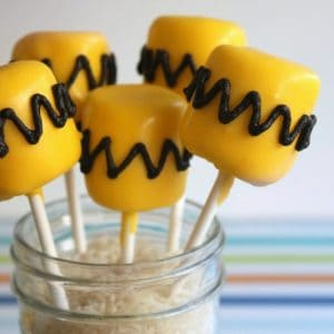 Charlie Brown Marshmallow Pops are a fun treat that'll bring out the kid in you!