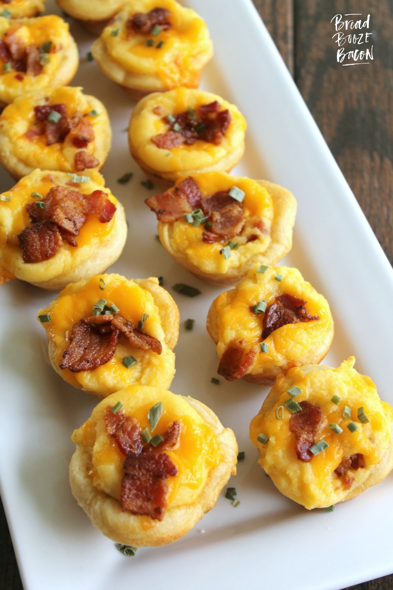 Loaded Mashed Potato Bites are an easy to make appetizer that turns your favorite side dish into a fun party bite! [AD]