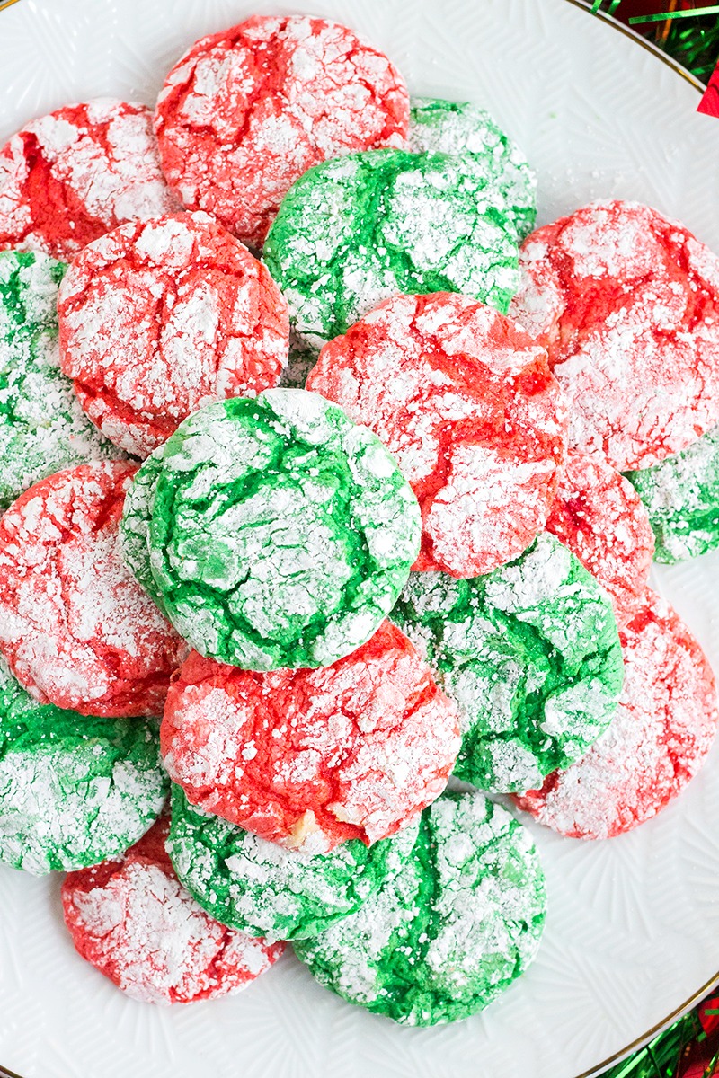 Christmas Crinkle Cool Whip Cookies are a blast to make with the kids! Everyone loves these easy Christmas cookies, just be ready to get a little messy!