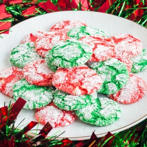 Christmas Crinkle Cool Whip Cookies are a blast to make with the kids! Everyone loves these easy Christmas cookies, just be ready to get a little messy!