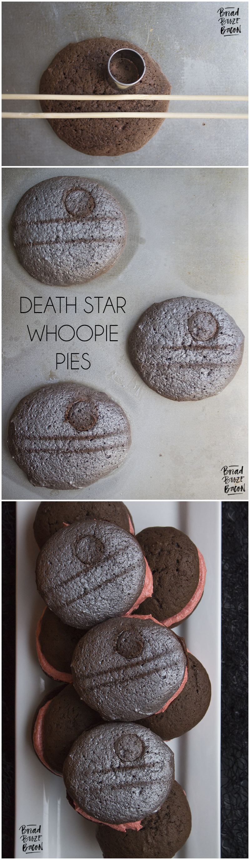 Our decadent Death Star Whoopie Pies will make you want to come over to the Dark Side!