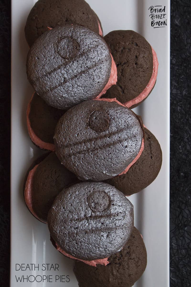 Our decadent Death Star Whoopie Pies will make you want to come over to the Dark Side!