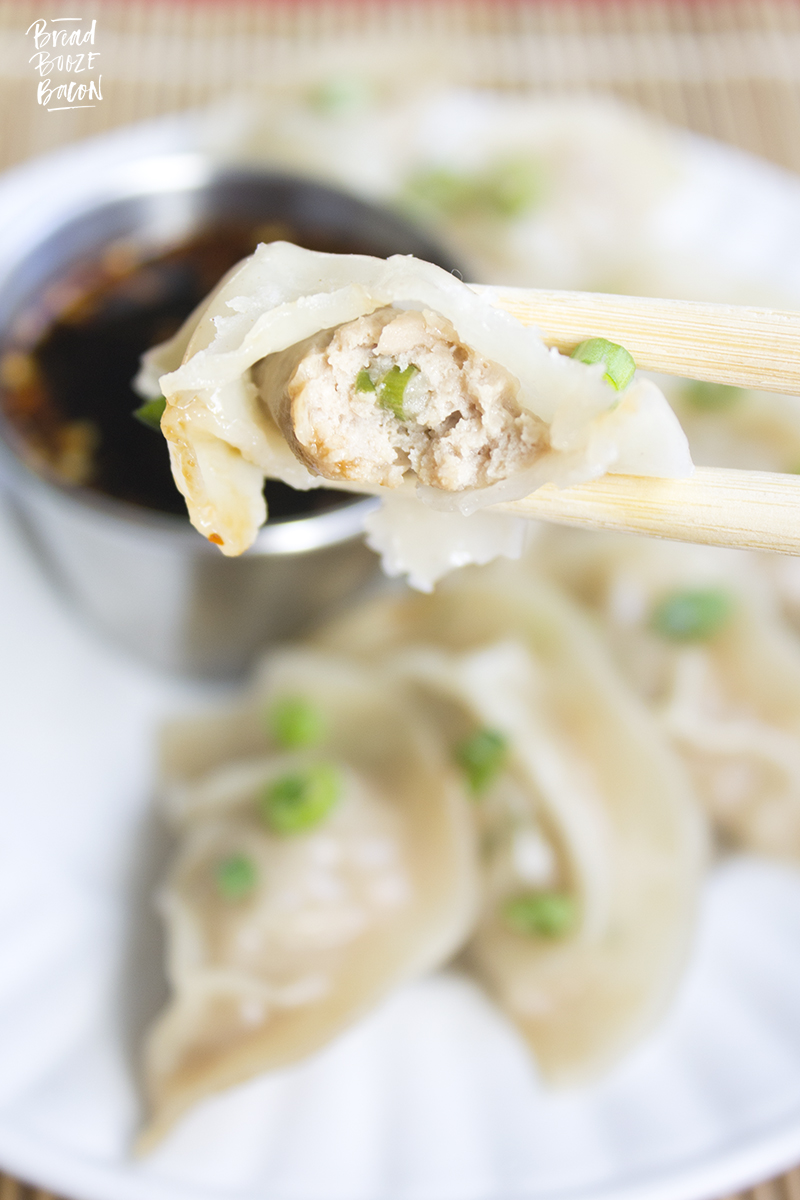 Jiaozi | Pork Dumplings are crazy easy to make and just as good as getting take out! Make a bunch and freeze some for later!