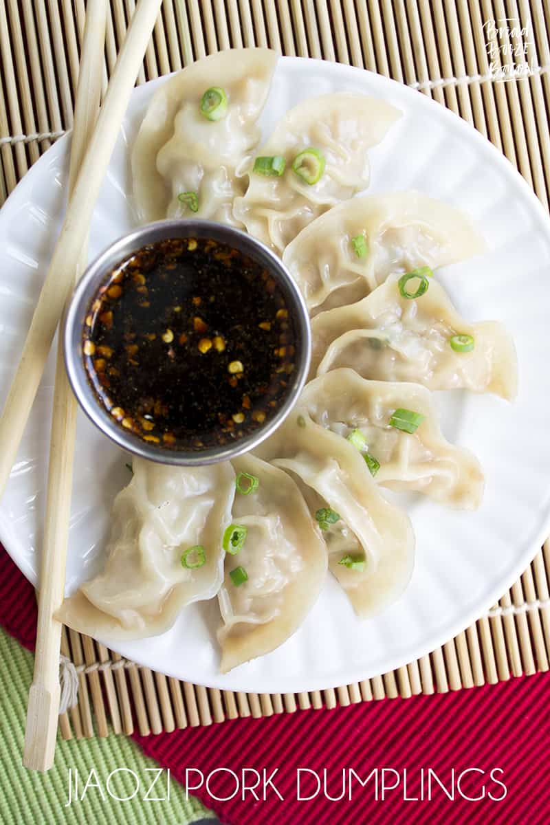 Jiaozi | Pork Dumplings are crazy easy to make and just as good as getting take out! Make a bunch and freeze some for later!