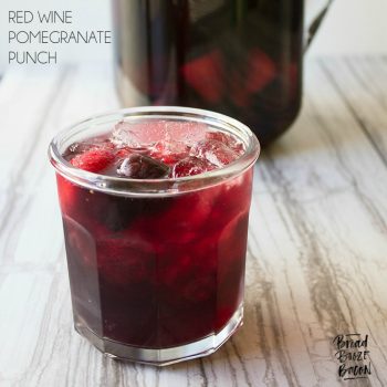 I love making our easy to make RED WINE POMEGRANATE PUNCH ahead of time so there's more time to enjoy the party and spend less time behind the bar!