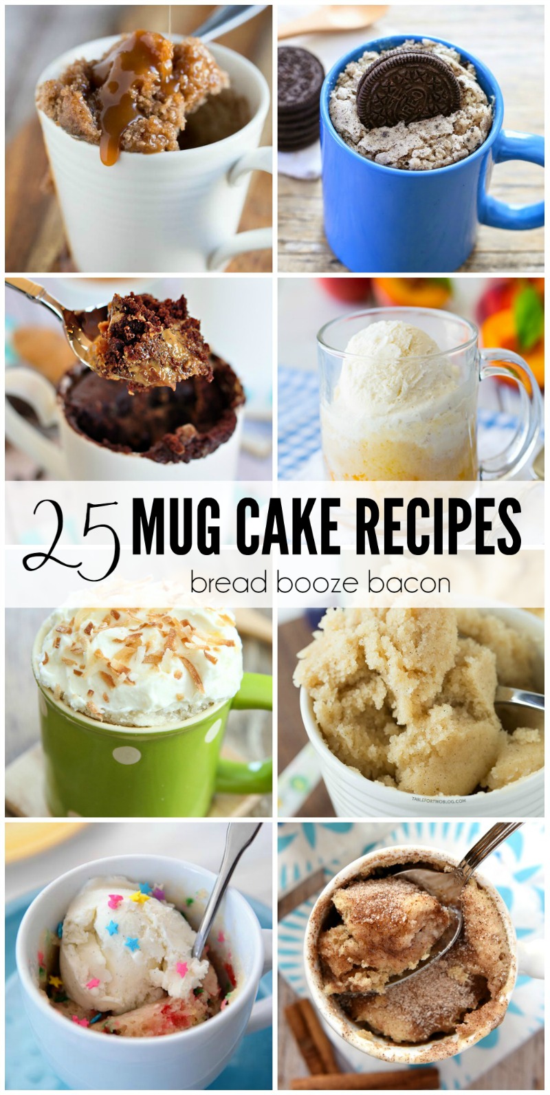 Dessert is my favorite course in any meal, but I don't need an entire cake staring me down after I bake. That's why I love the 25 Mug Cake Recipes. They're the prefect little, single serving dessert for any occasion. 