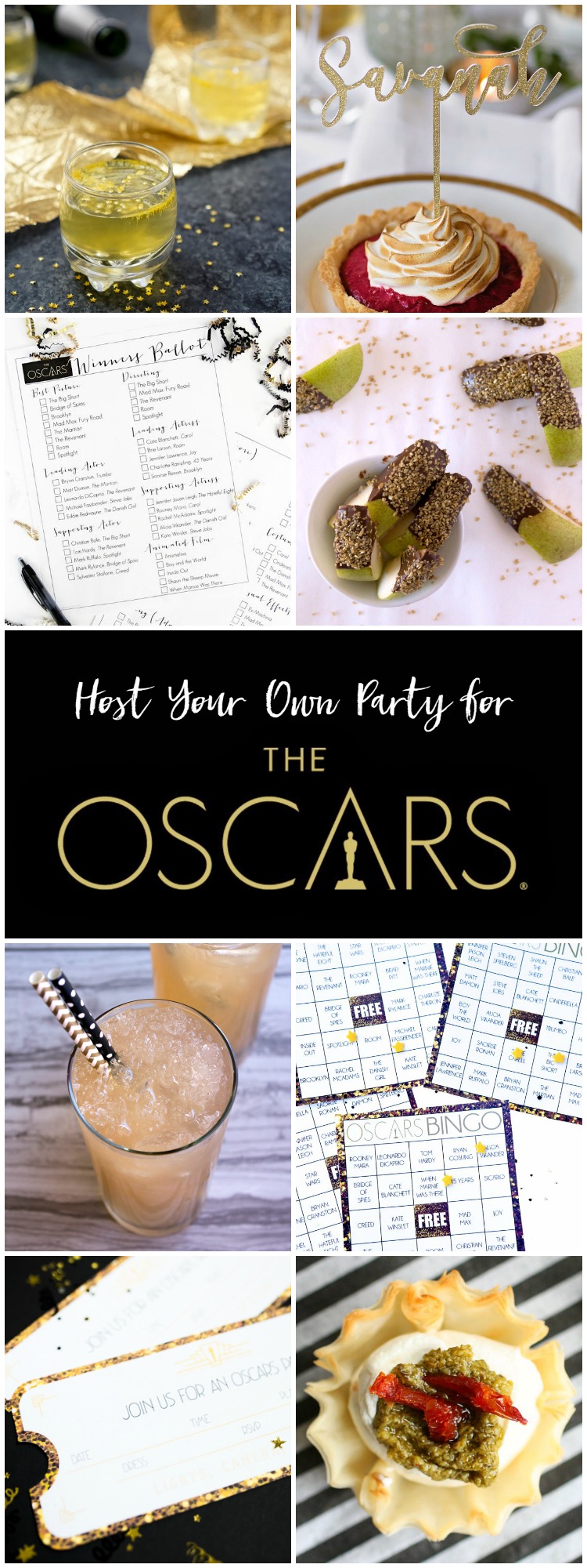 10+ Ideas to Host Your Own Party for The Oscars | Bread Booze Bacon