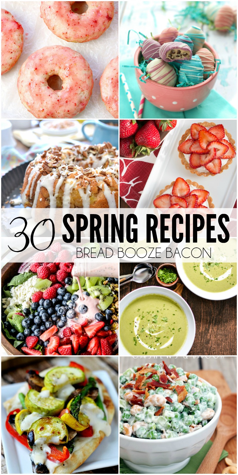 Shake off the winter funk and get ready to dive into these 30 Spring Recipes! Each one will brighten your day and make you happy for Spring!