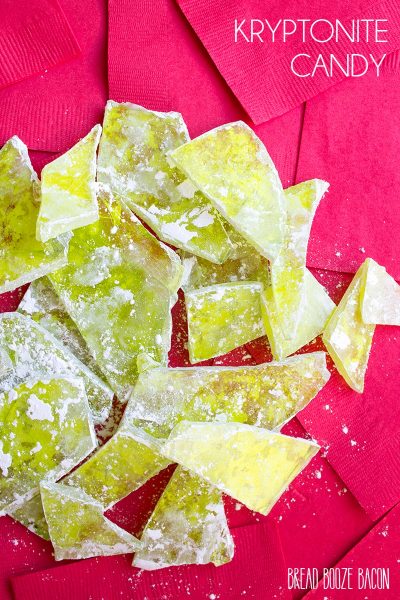 Get ready to take down Superman with our Kryptonite Rock Candy! No super-villain should leave home without it!