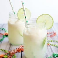 Forget creamsicles! Our Spiked Lime Cream Soda is where it's at for a refreshing, citrusy cocktail!