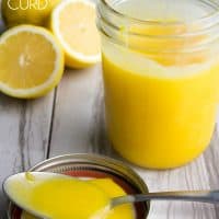 Homemade Lemon Curd is a burst of citrus flavor that's scrumptious with everything from pies to cakes!