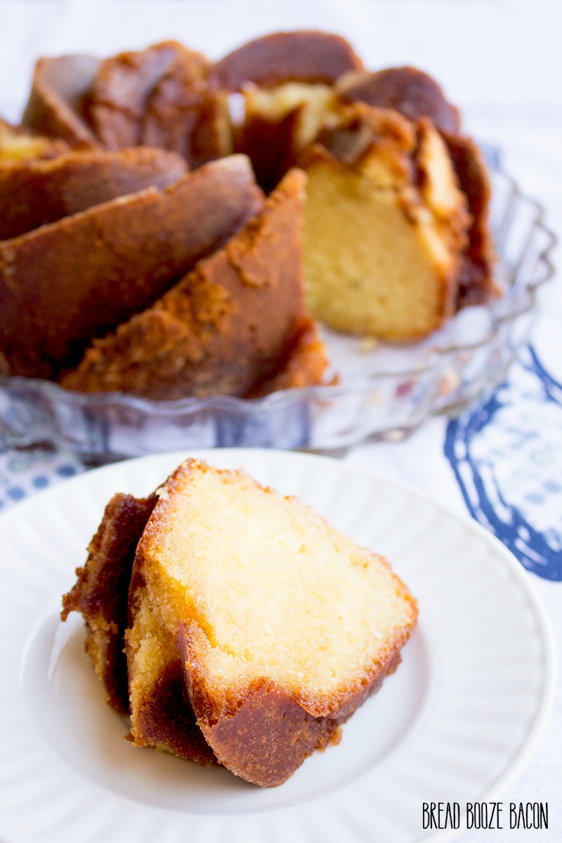 Forget your regular old rum cake! My Rum-Soaked Honey Pound Cake is where it's at!!