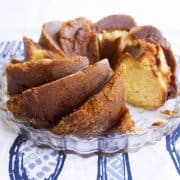 Forget your regular old rum cake! My Rum-Soaked Honey Pound Cake is where it's at!!