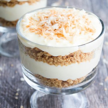 Forget turning on the oven for your favorite cheesecake! This No Bake Coconut Cream Cheesecake will give you the flavors you're craving without the wait!