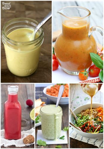 Salads are my go-to easy summer meal any time of day. Amp up your flavors with these totally delicious 25 Salad Dressing Recipes!