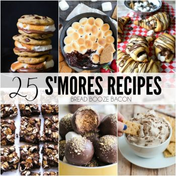 With these 25 S'mores Recipes you can enjoy the perfection that is chocolate, toasty marshmallows, and graham crackers smushed together all year long!