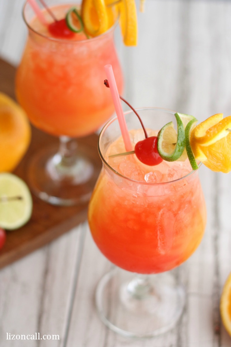 Hurricane Party Punch Cocktail - Summer Punch Recipes