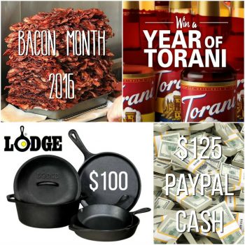 Bacon Month 2016 Giveaways