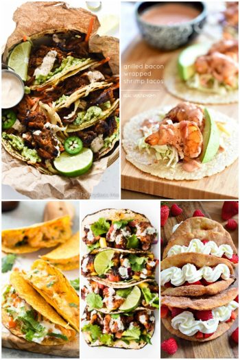 These 25 Tantalizing Taco Recipes will satisfy your cravings for major flavorful in a handheld bite!