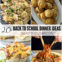 Never dread hearing, "What's for dinner?" again! These 20+ Back to School Dinner Ideas are quick and easy recipes that are guaranteed to be a hit with your family!