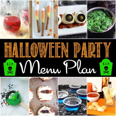 Throw the best bash on the block with these easy Halloween Party Menu Plan ideas!