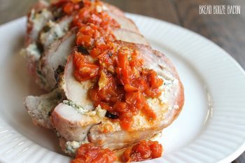 Spinach Dip Stuffed Pork Loin is an easy-to-make meal, perfect for bringing the people you care about around the dinner table!