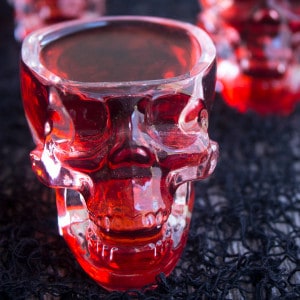 Lose yourself to the night with this luscious Succubus Kiss Halloween Party Cocktail!