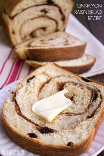 This Cinnamon Raisin Bread Recipe is home-baked goodness at it's finest!