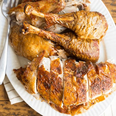 Need to know How to Cook a Thanksgiving Turkey for your holiday guests? This step-by-step recipe for a fool-proof roasted turkey comes out juicy every time!