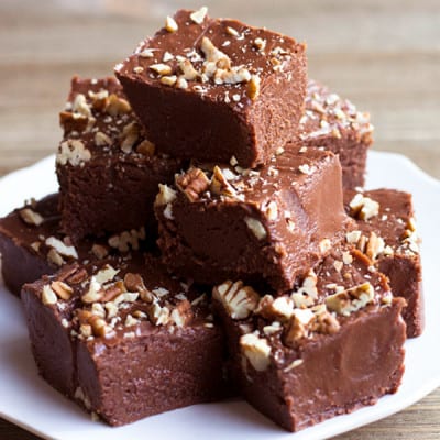 Satisfy your sweet tooth with this rich and decadent Bourbon Fudge! This easy stove-top fudge recipe will win over everyone that tries it!