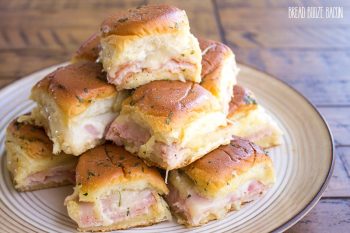 Ham & Turkey Club Sliders are an easy appetizer that's totally addicting and perfect for game day!