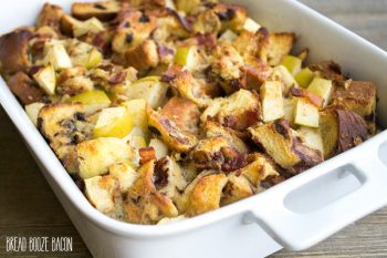 Apple Raisin Breakfast Casserole is full of delicious morning flavors that'll have everyone asking for seconds!