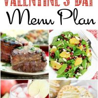 Treat your special someone with a meal to remember! These Romantic Valentine's Day Menu Plan will make preparing the perfect meal easy!