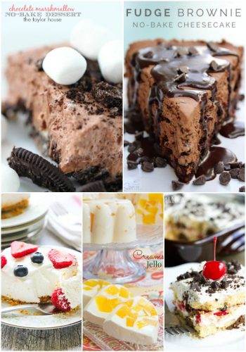 Easy desserts are my favorite thing to bring to parties and potlucks. These 25 No Bake Desserts for Spring are made for entertaining and crazy easy to whip up!