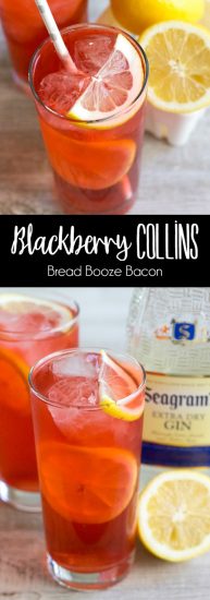 Meet your new favorite cocktail! This light and refreshing Blackberry Collins will be the hit of all your summer soirées!